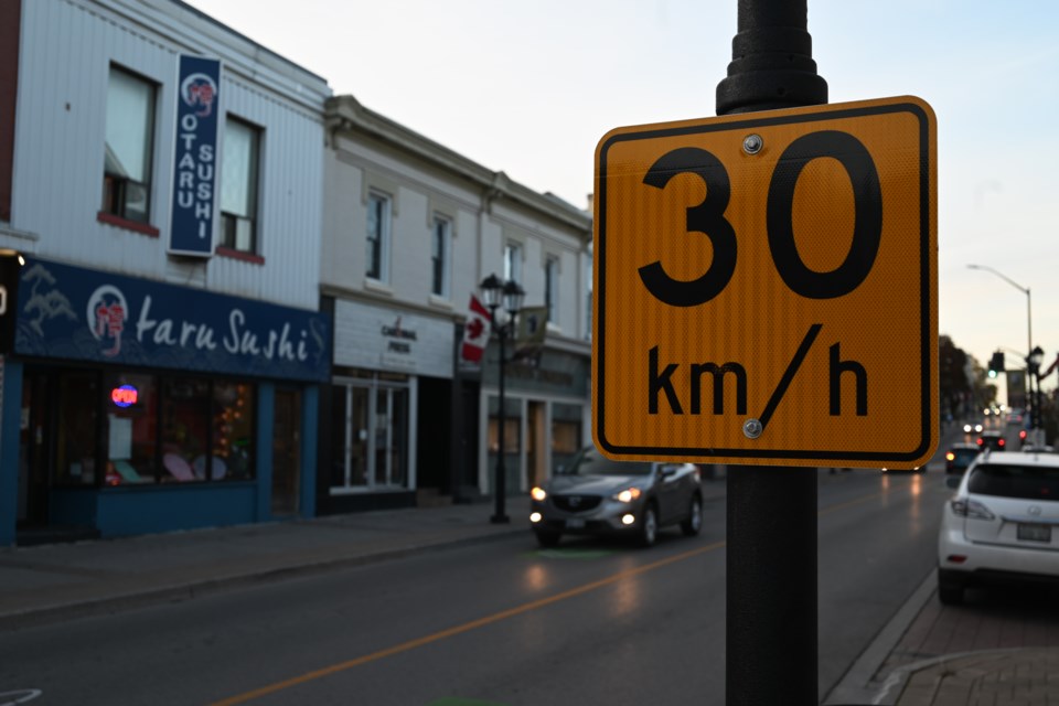 Some Newmarket businesses are concerned by the amount of speeding on Main Street.