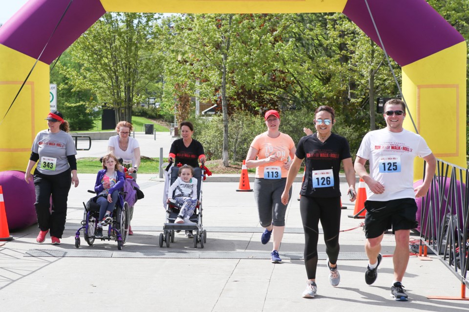 Participants in the 2019 Upper Canada Easter Seals Run.