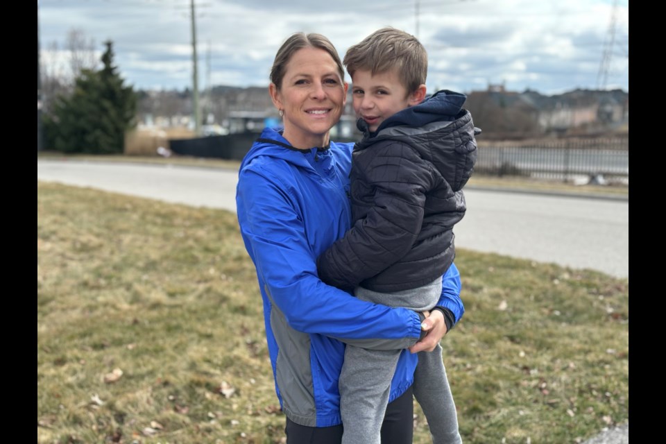 Kelly Mahar has competed in marathons to raise funds and money for autism support services.