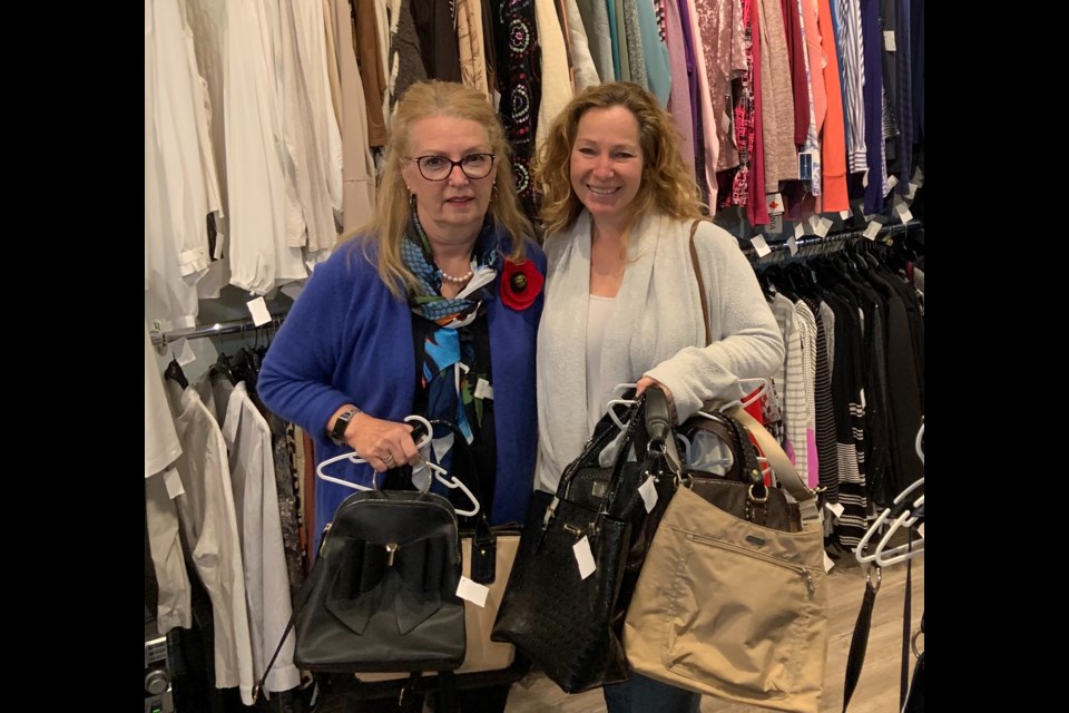 Still in Style owner Cathy 
Forhan Humpage and Fill a Purse for a Sister Campaign Newmarket community lead Elizabeth Lightstone are welcoming your donations to the campaign by Dec. 1.