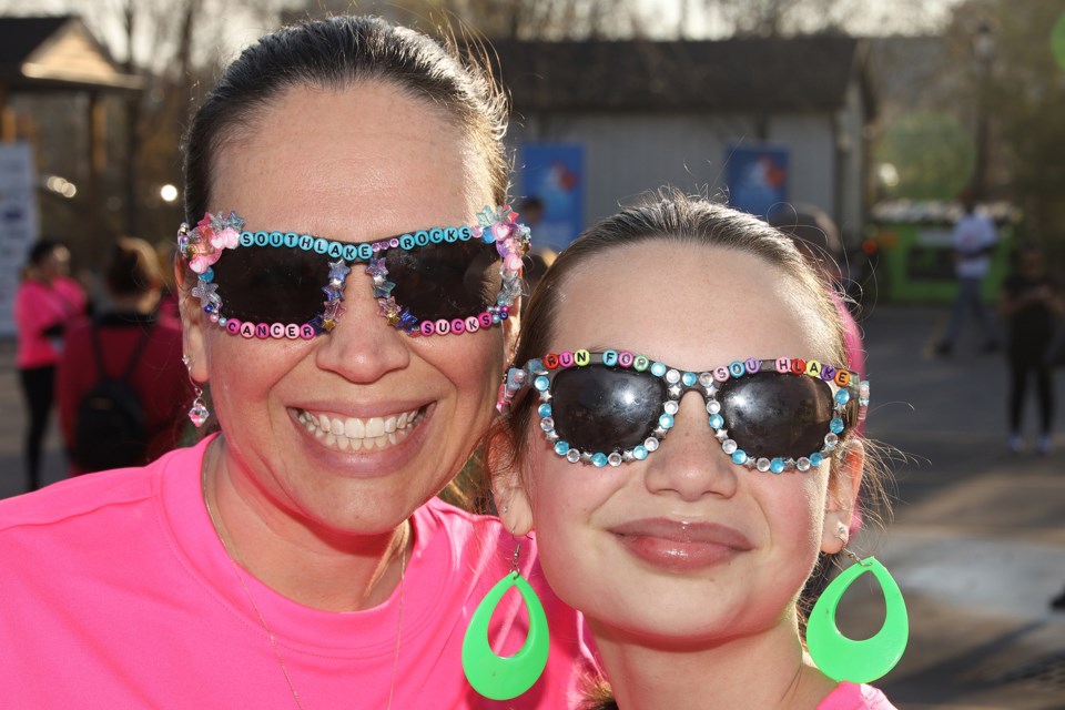 Shondra Zahra and daughter Leia blinged out their sunglasses for the Nature's Emporium Run for Southlake April 28, joining 1,400 participants in helping to raise more than $422,000 to date for Southlake Regional Health Centre. Fundraising continues to May 3.