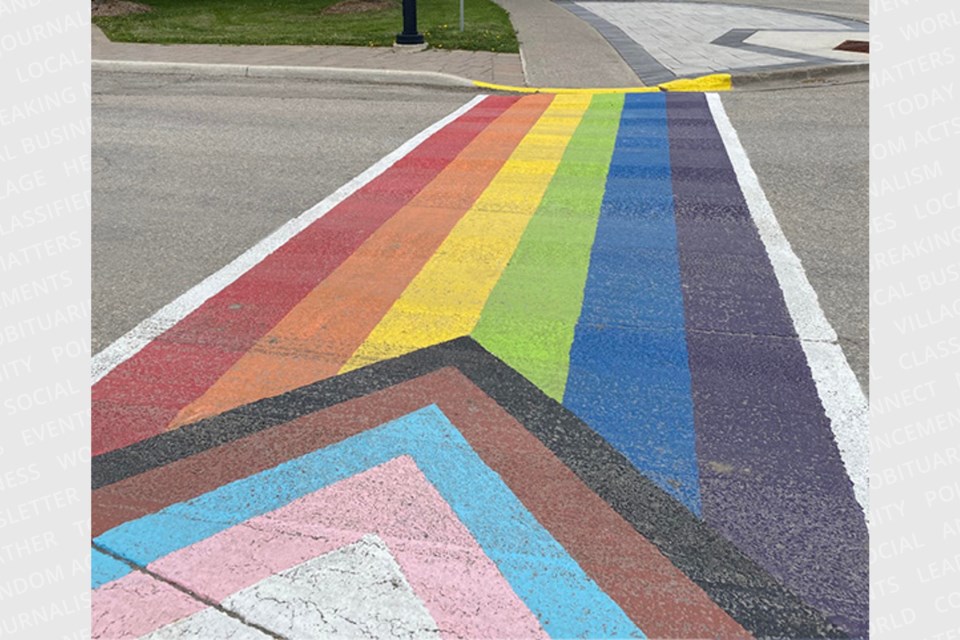 Inclusive pride crosswalk