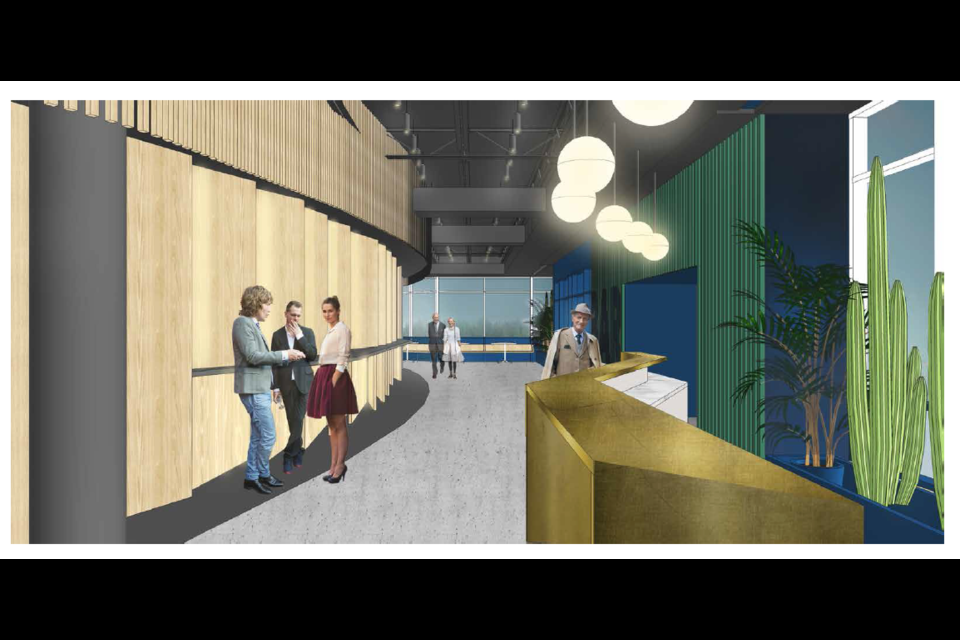 The lobby of the theatre, newly named the NewRoads Centre for the Performing Arts, will undergo a significant  renovation. Supplied image/Town of Newmarket