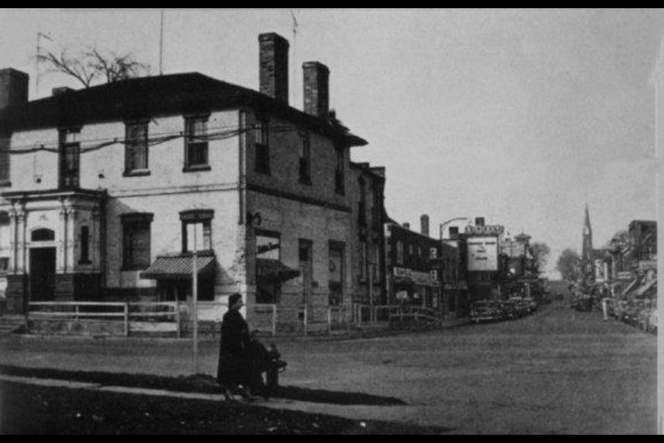 The Cawthra building at Main and Water streets.