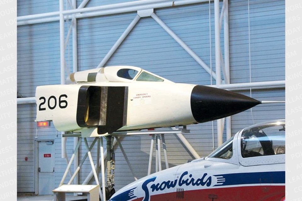 206 nose section on display at the Canada Aviation and Space Museum in Ottawa.
