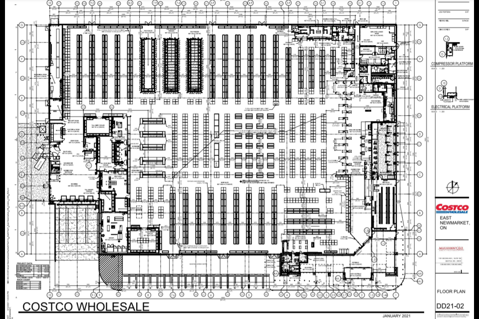 Rice Group has submitted plans to build a Costco Wholesale at the retail complex at 1250 Davis Dr.