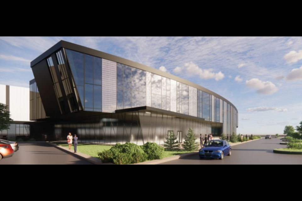 A conceptual drawing of a new distribution centre in East Gwillimbury, just north of Newmarket.