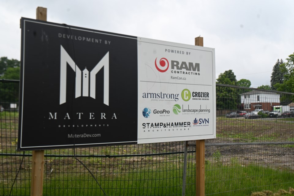 Matera Developments is facing criticism over demoliton at its project at Lundy's Lane, Bolton Avenue and Watson Avenue.