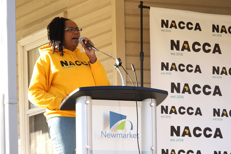 Newmarket African Caribbean Canadian Association (NACCA) chair Jerisha Grant-Hall hosts the offical opening of community centre Sunday, Dec. 12.  Greg King for NewmarketToday