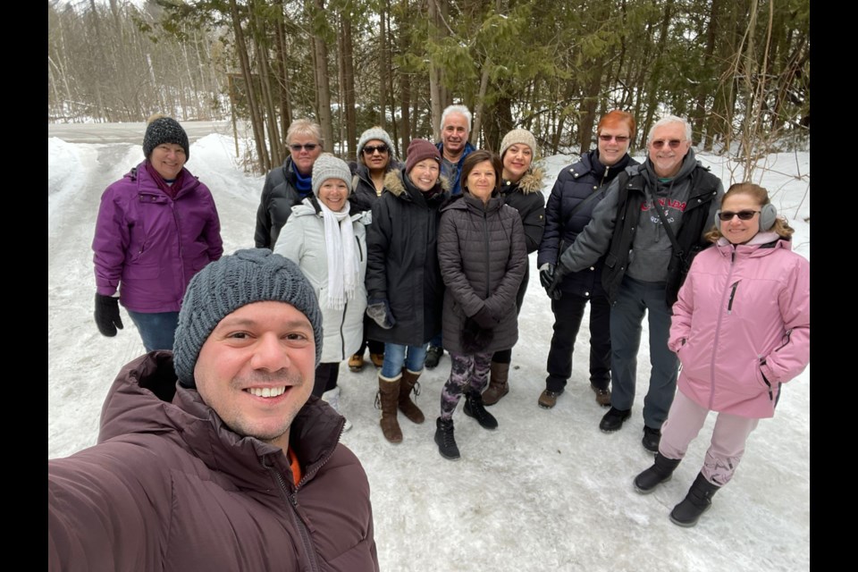 Newmarket Park Walking and Health Group was founded by local dietician Abraham Anjarkouchian last February