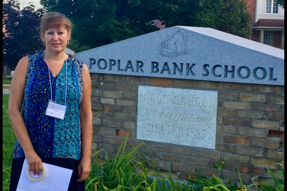 Like many of her students, Poplar Bank School principal Anita McQuarrie is celebrating her first day at a new school today.