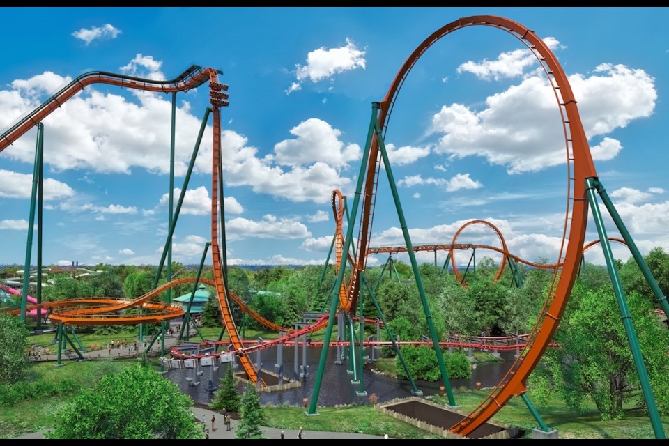 Yukon Striker. Image provided by Canada's Wonderland