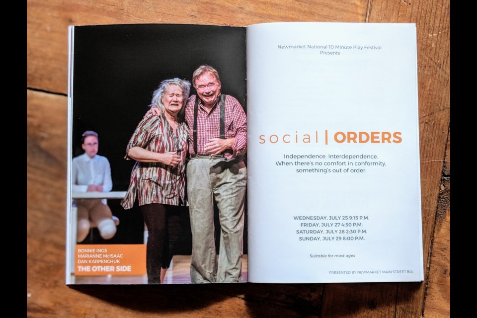 A page from the 2018 festival program guide, held July 25 to 29. File photo/NewmarketToday