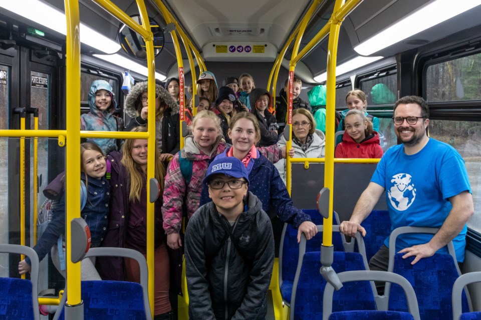 Deer Park Public School students are shown here on a field trip to celebrate Earth Week in York Region. Supplied photo/Regional Municipality of York