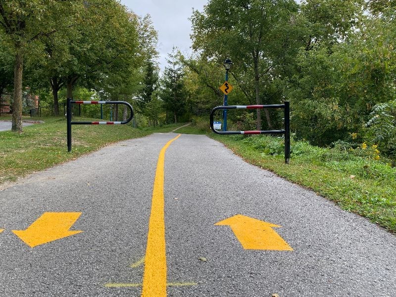 With increased useage, the Tom Taylor Trail has some new features aimed to increase safety on the trail.