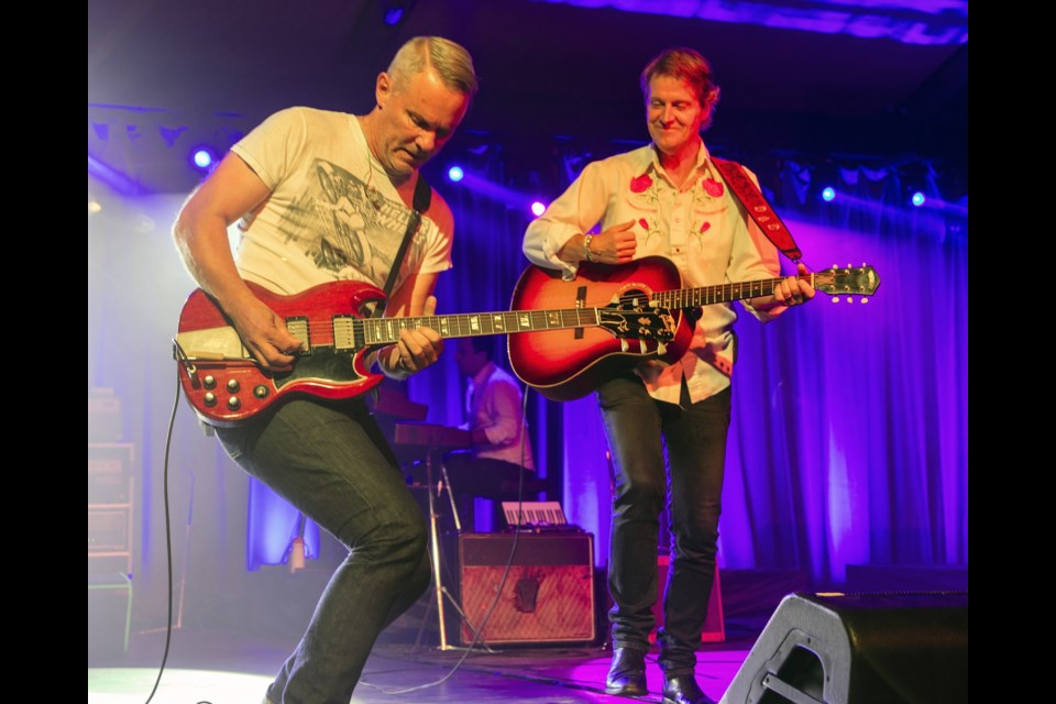 Blue Rodeo's Colin Cripps and Jim Cuddy. Photography by Gary Collier 