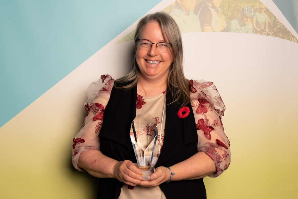 Judy Brunton won the Community Beacon of Light Award.