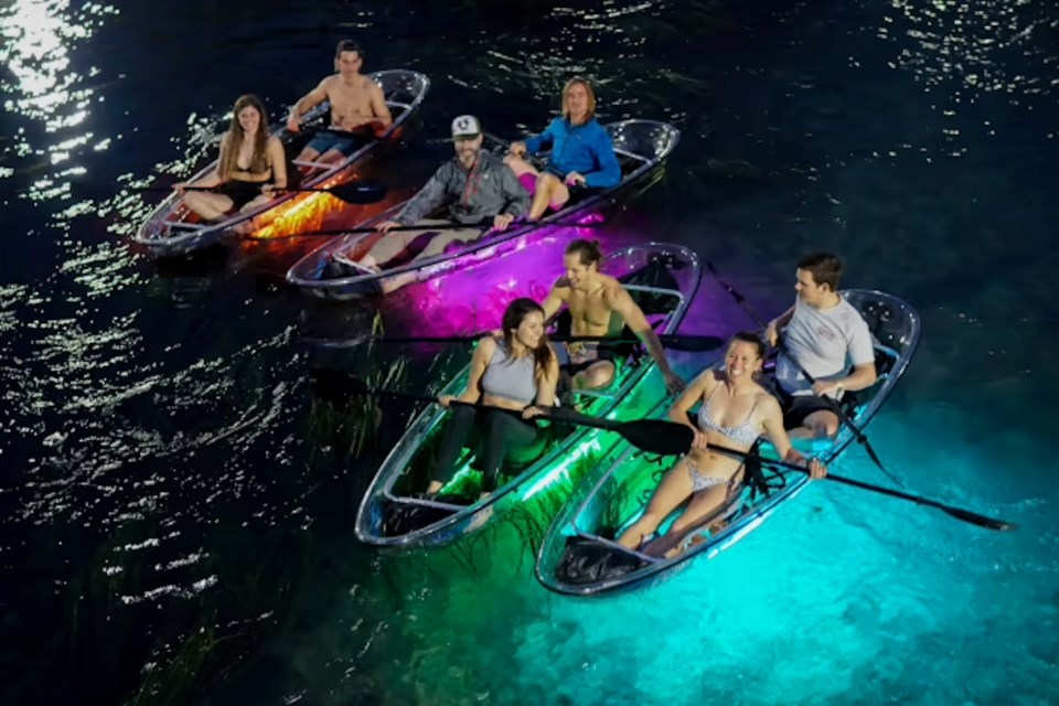 Glow-in-the-dark boating makes a debut at this year's show.