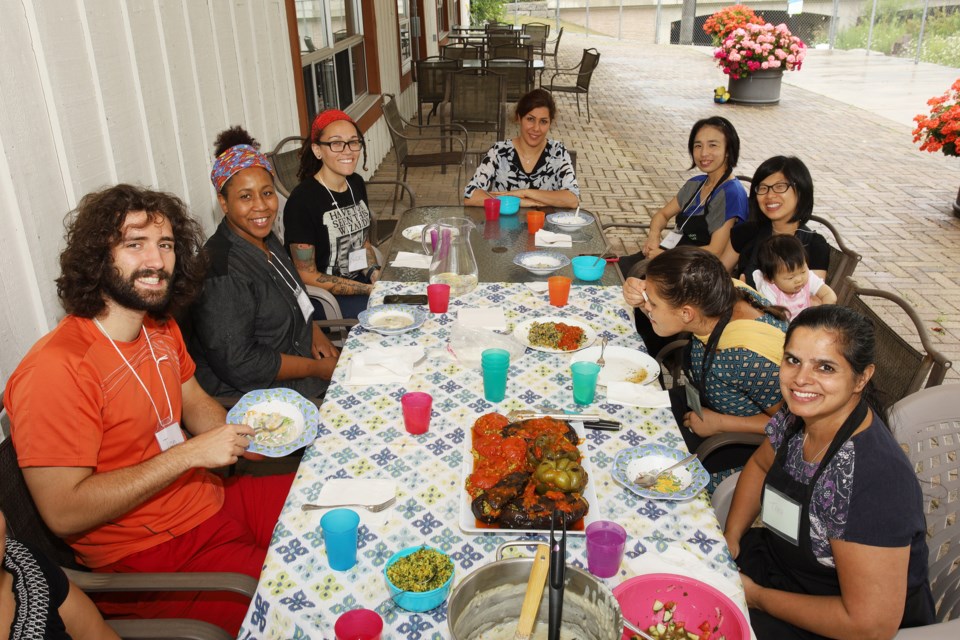 The York Region Food Network hosted a global gourmet cooking program at Newmarket Seniors' Meeting Place this summer. Greg King for NewmarketToday