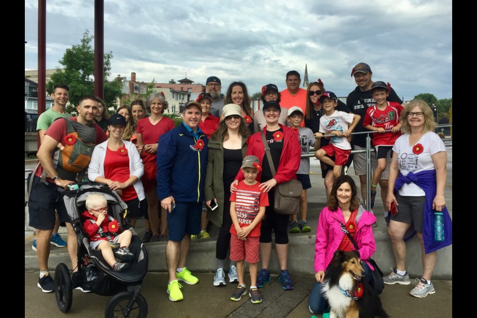 Jocelyn Kervin and her family have participated in Newmarket's Mylenoma March event for years.