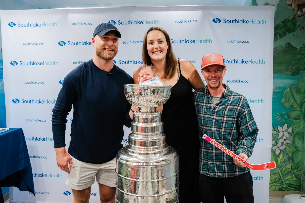'Any time you get to bring the Cup to meet some kids that aren't doing so well and brighten someone's day, it means the world,' says Florida Panthers forward and East Gwillimbury native Sam Bennett