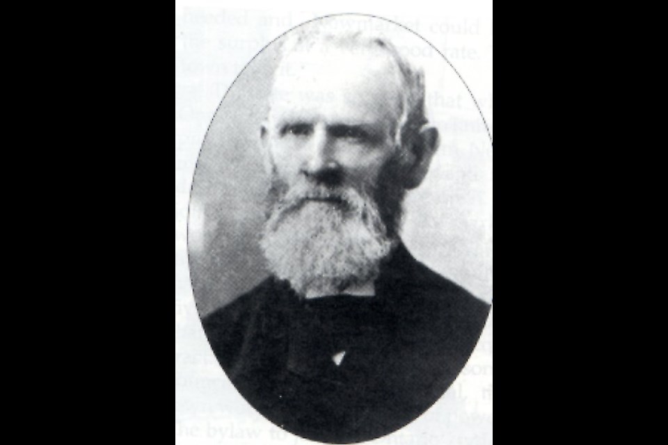 William Cane, here in an 1885 portrait, was Newmarket's first mayor.