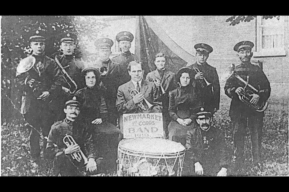 The Salvation Army band, 1919.