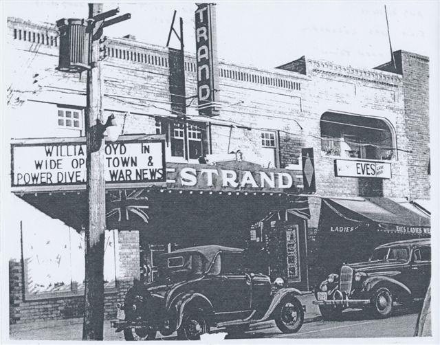 The Strand Theatre operated from 1912 to 1923 until the new Palace Theatre opened.