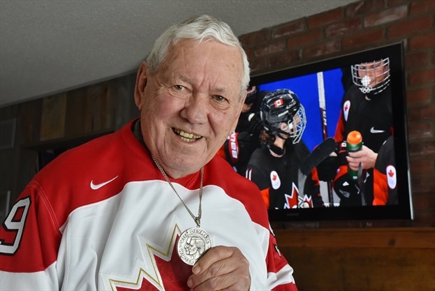 Bob Forhan won a silver medal with his hockey team at the 1960 Olympics at Squaw Valley.