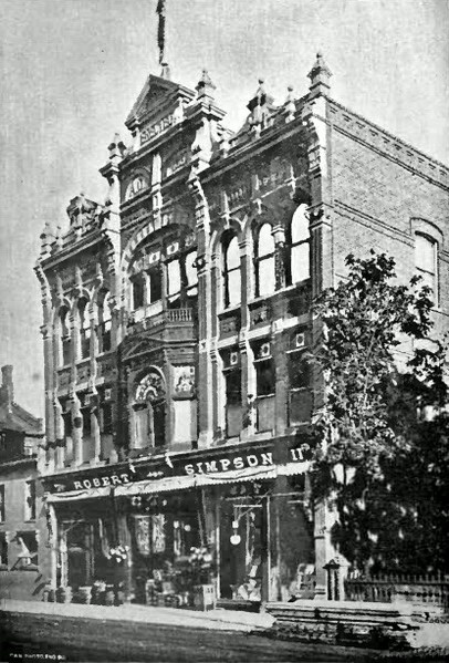 Simpson's Toronto store, 1891.