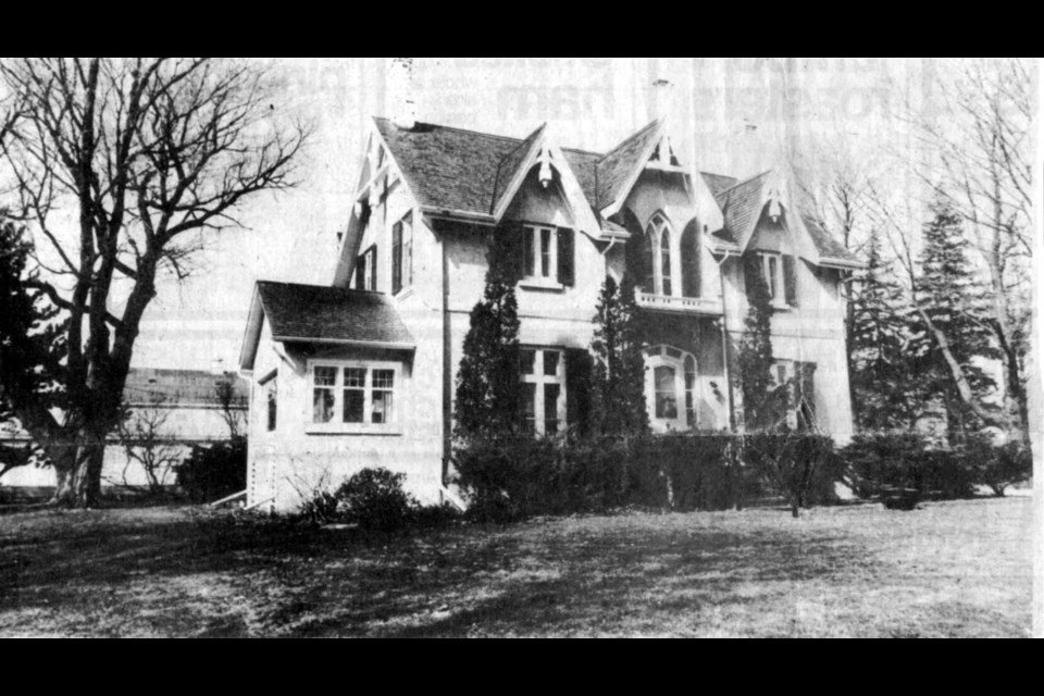 The Crosslands stately farmhouse home.