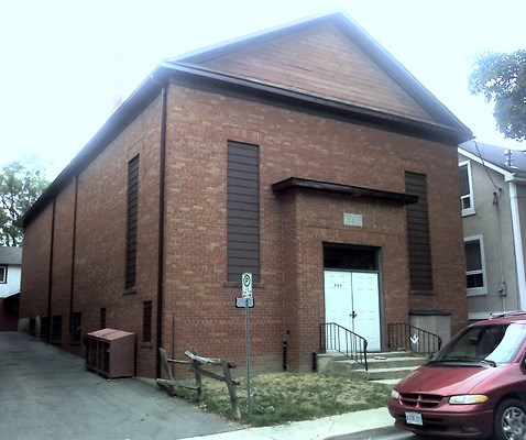 The Masonic Lodge on Millard Avenue in Newmarket was formerly the Temperance Hall.