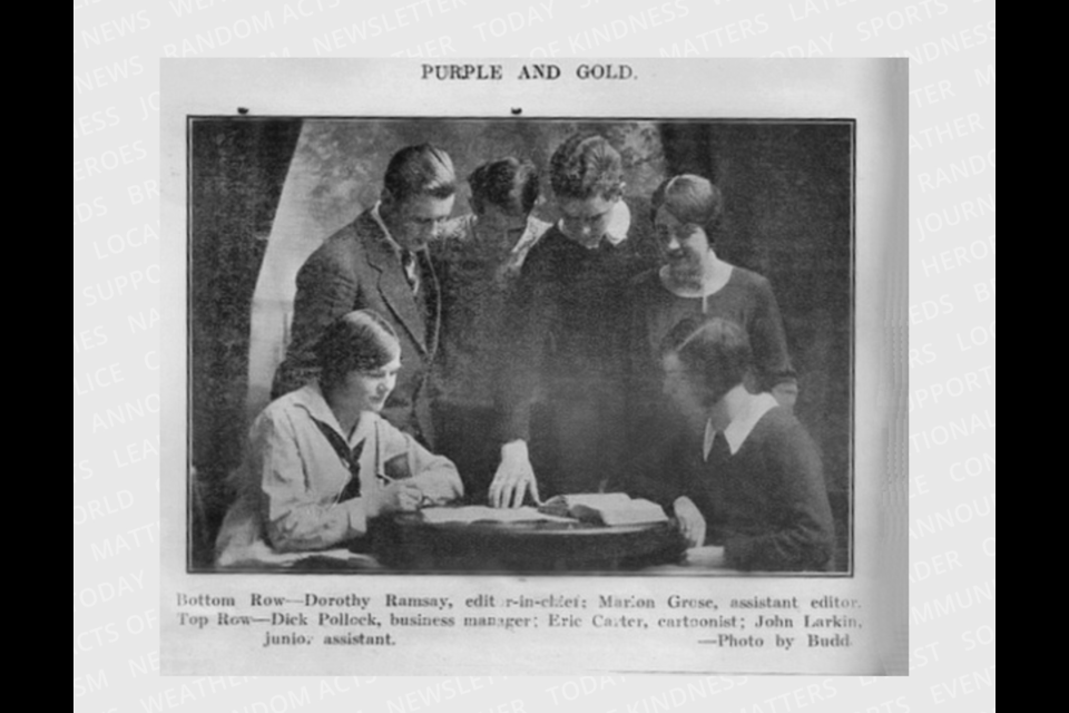 The 1928 yearbook committee.