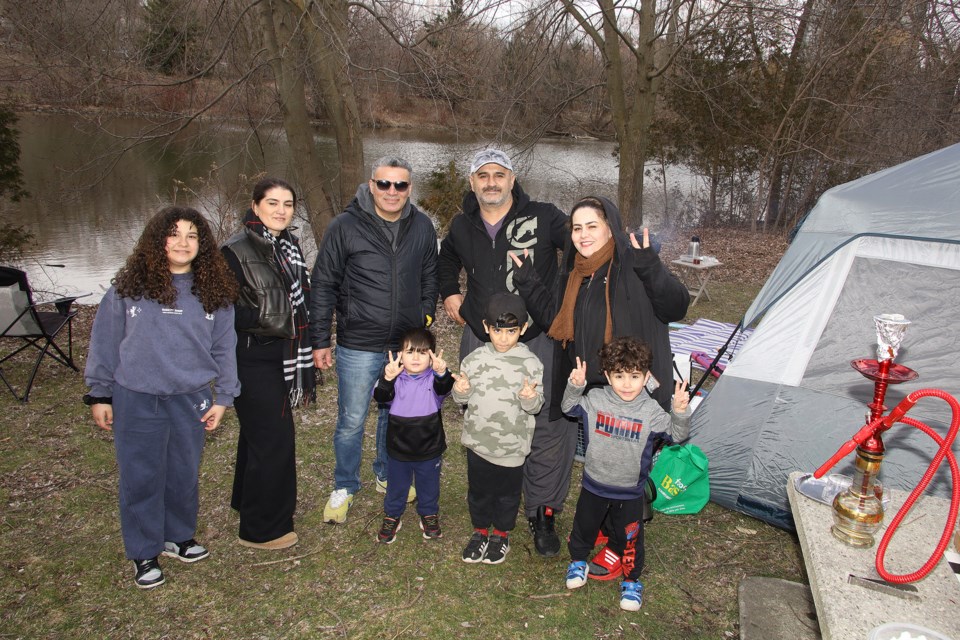 Nowruz is celebrated throughout the Middle East. The Molani and Nia families , who are Kurdish, prepare to celebrate Sizdeh Bedar at Fairy Lake Park in Newmarket Sunday.