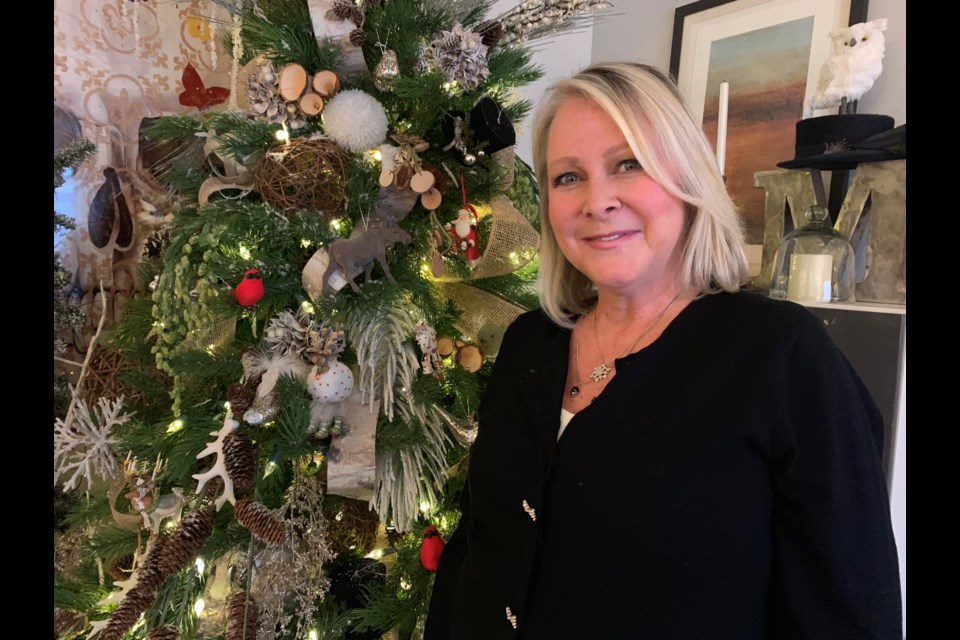 Called the 'tree whisperer' by her family and friends, Leslie Mead has a passion for creating one-of-a-kind Christmas trees. Debora Kelly/NewmarketToday