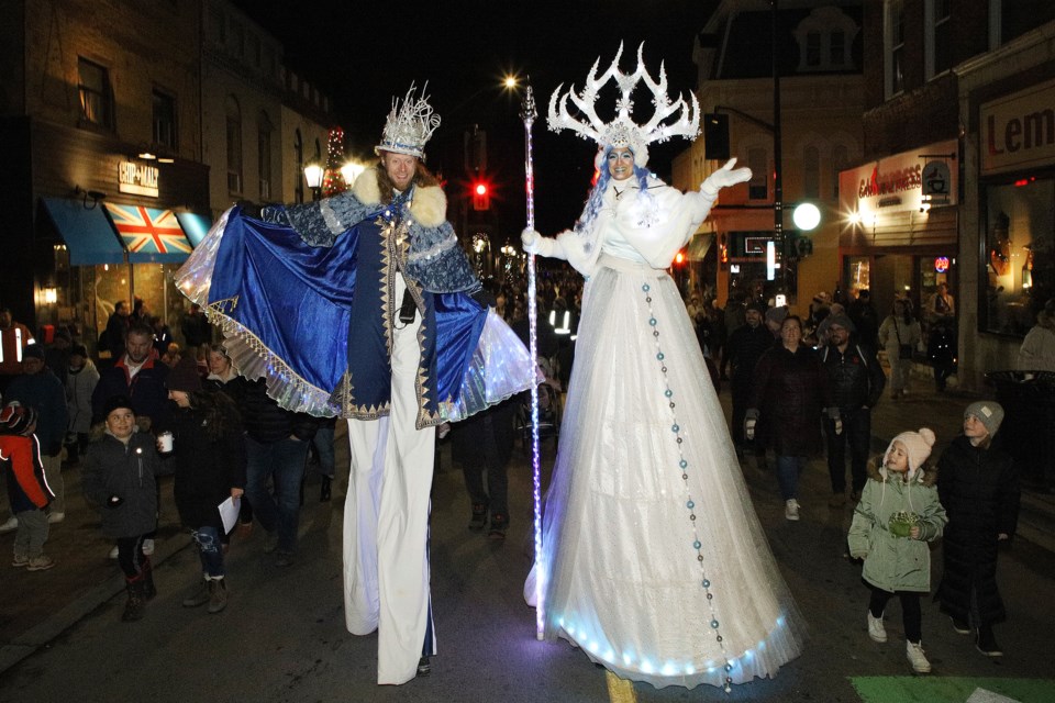 The Winter King and Snow Queen were a new element of Newmarket's annual tree lighting ceremony Nov. 17.