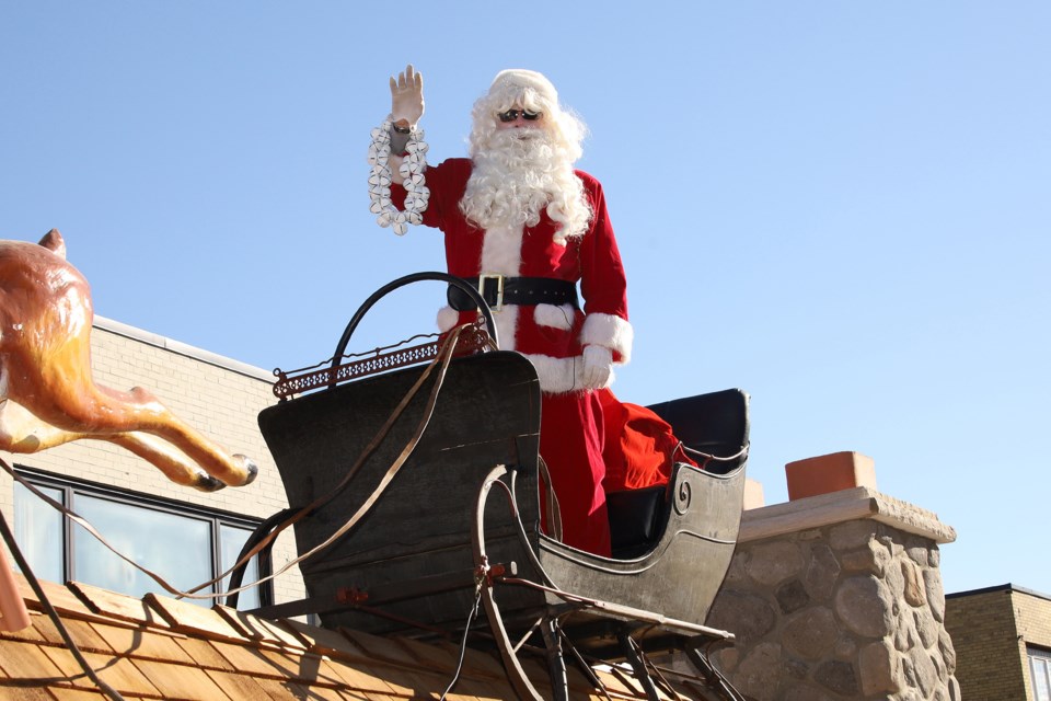 Hundreds gathered downtown to watch Santa Claus arrive in Newmarket for the town's annual Santa Claus Parade Nov. 18.