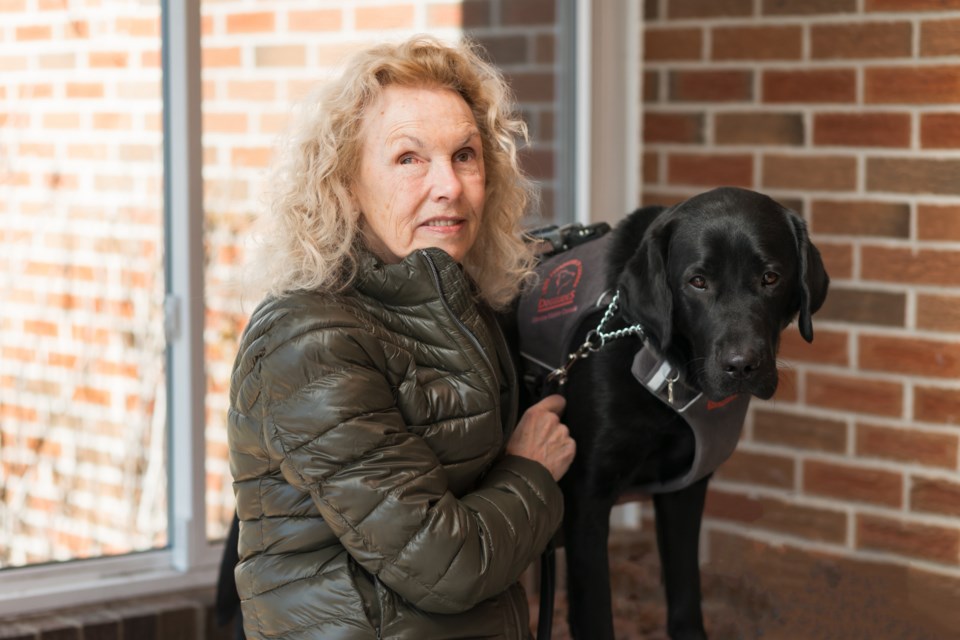 Bev Berger and her dog guide, Jensen, have been together since December 2023.