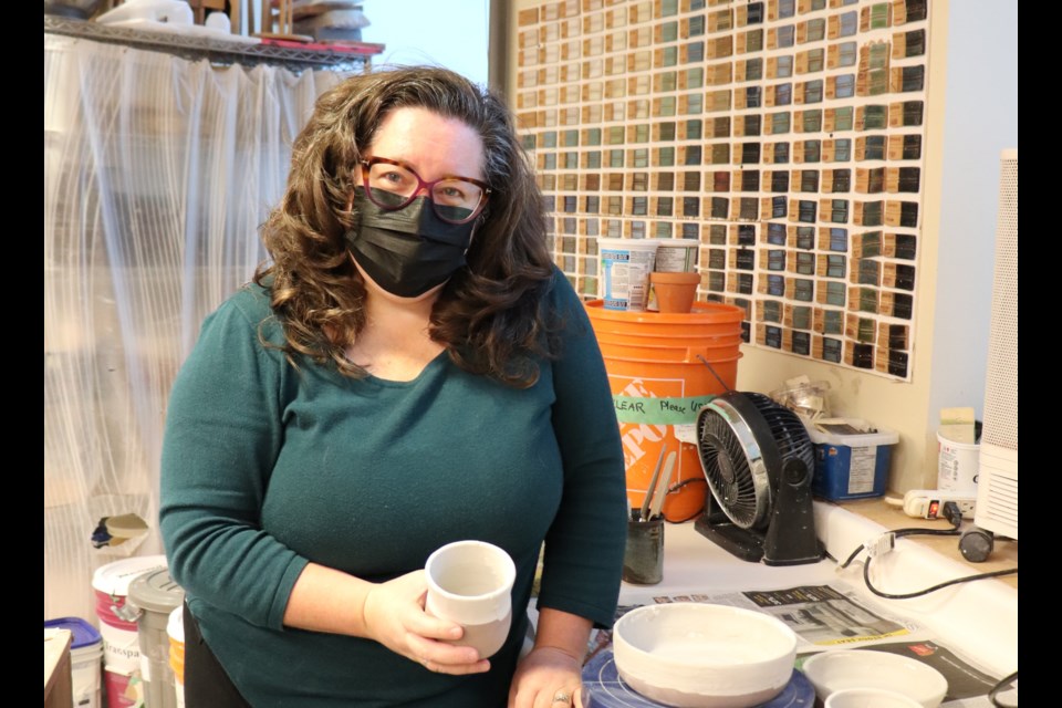 Lisa Marie Oliphant is the Pine Tree Potters Guild social media coordinator and chair of the Empty Bowls project.