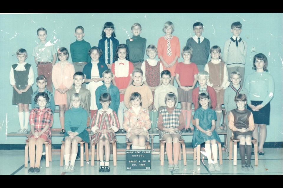 Are you in this photo? A Grade 4 class photo, 1968. Supplied photo/Maple Leaf Reunion Committee