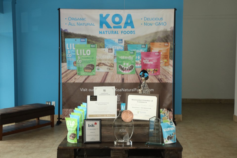 Koa Natural Foods is an award-winning Newmarket company that makes healthy snacks.  Greg King for NewmarketToday