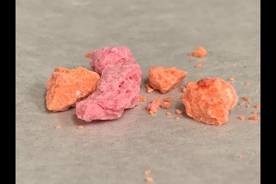Orange and pink Fentanyl