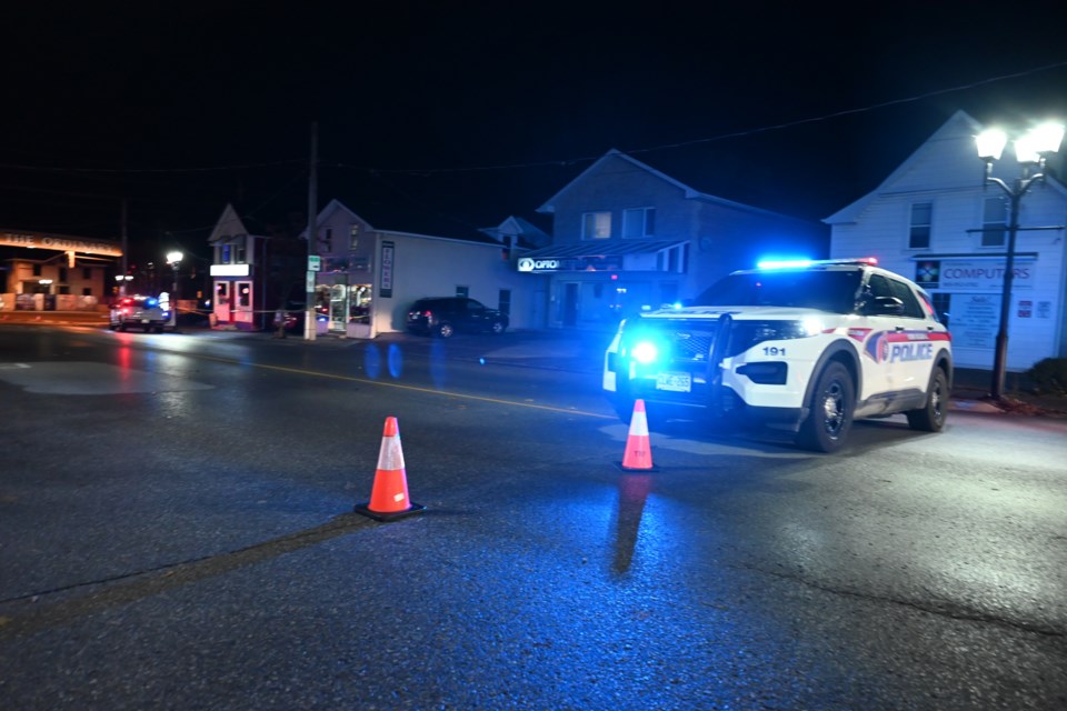 One man was shot and another man is injured in a shooting on Main Street South at about 7:25 p.m. Friday, Nov. 12. Two suspects are at large.