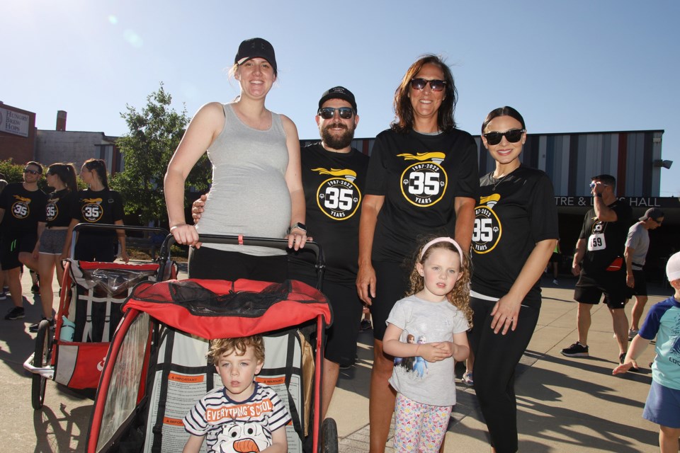 The Plunkett family attended the York Regional Police law enforcement torch, which is named Race for Plunkett in honour of fallen officer Det. Const. Rob Plunkett who was killed in the line of duty in 2007.  Greg King for NewmarketToday