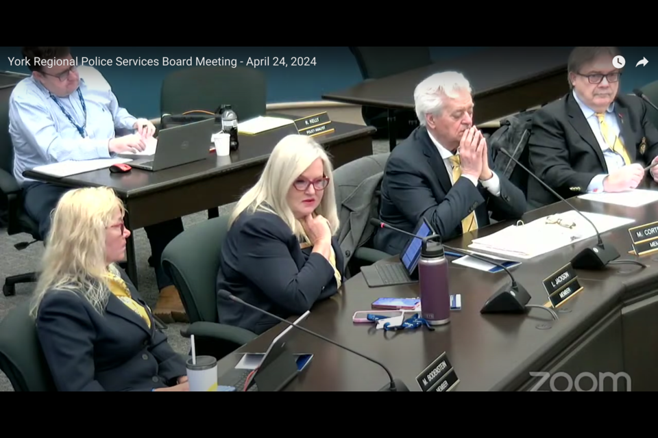 York Regional Police Services Board member and Vaughan Regional Councillor Linda Jackson had questions about an ombudsperson within the police force.