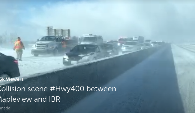 2021-03-01 Hwy 400 collision