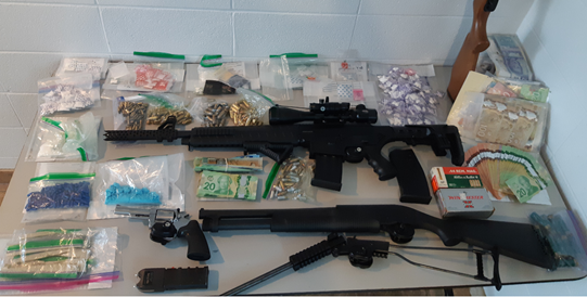 2021 08 24 SEIZED GUNS DRUGS AND AMMO