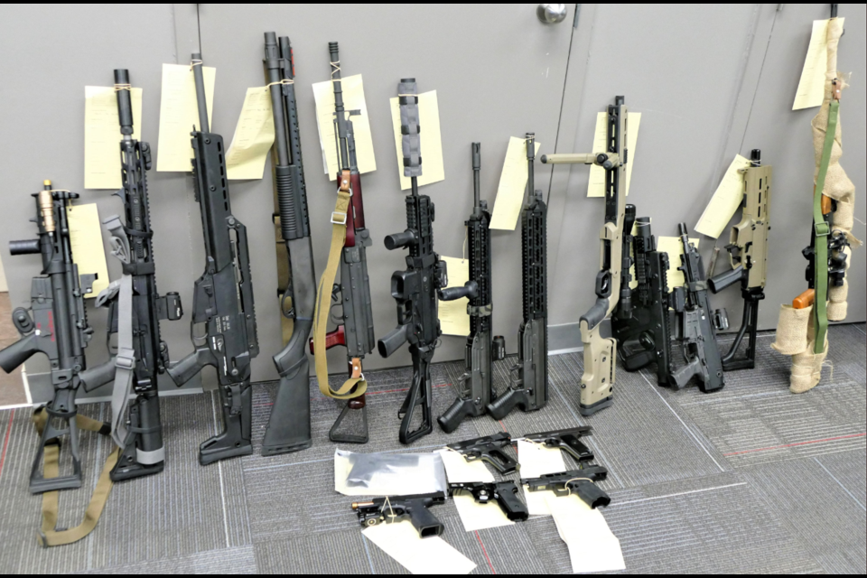 A 'significant stockpile' of guns, weapons and explosive materials were seized after York Regional Police responded to reports of a gunshot in a Markham apartment building.