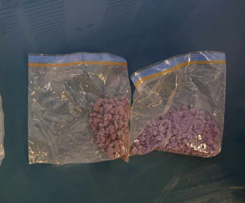 Purple Heroin Seized