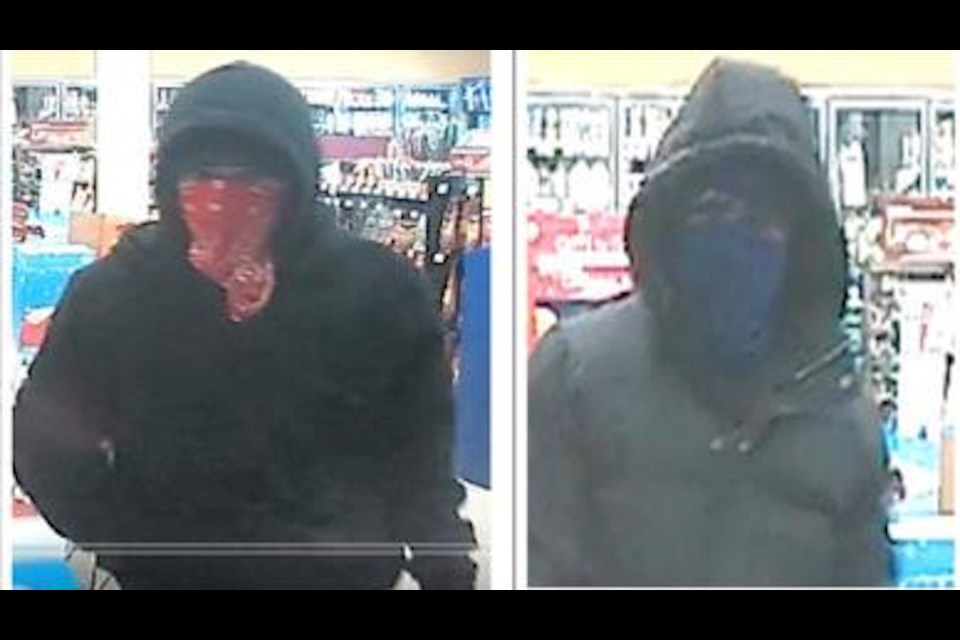Armed robbery suspect images supplied by York Regional Police
